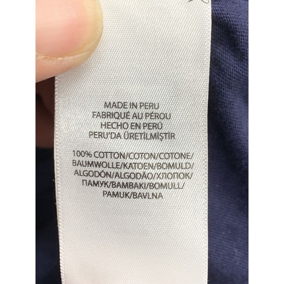 Polo Ralph Lauren Men's Long Sleeve Hooded Tee Shirt Large Navy Spell Out - Picture 11 of 13